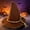 Brown, variant on BRGZLK Witch Wizard Hat for Adults Men Women Stylish Felt Wide Brim Pointed Halloween Wizard Witch Hats Halloween Scarecrow Cosplay Costume Accessories 2026 Dark Gray Free Size