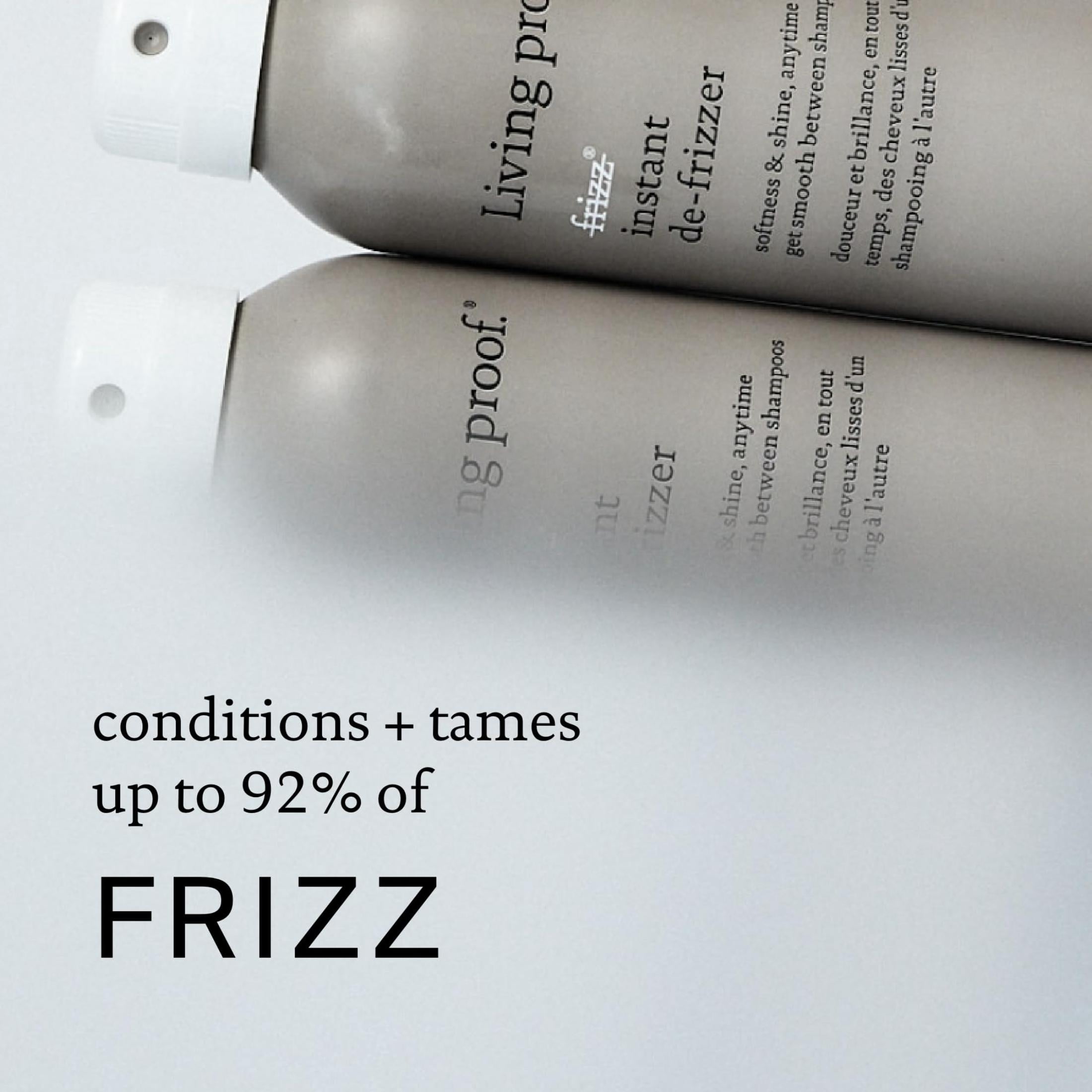 Living Proof No Frizz Instant De-Frizzer, Smoothing Anti-Frizz Spray, 6.0 oz