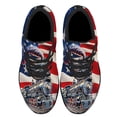 thumbnail image 2 of Train American flag Shoes Sneakers Black Size 4, 2 of 7