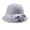 Gray, variant on Wool Dome Caps Vintage Flower Fedoras Carnivals Party Props Accessories