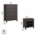 thumbnail image 4 of Somerset Chest of Drawers and Nightstand Set in Storm Gray - Engineered Wood, 4 of 7