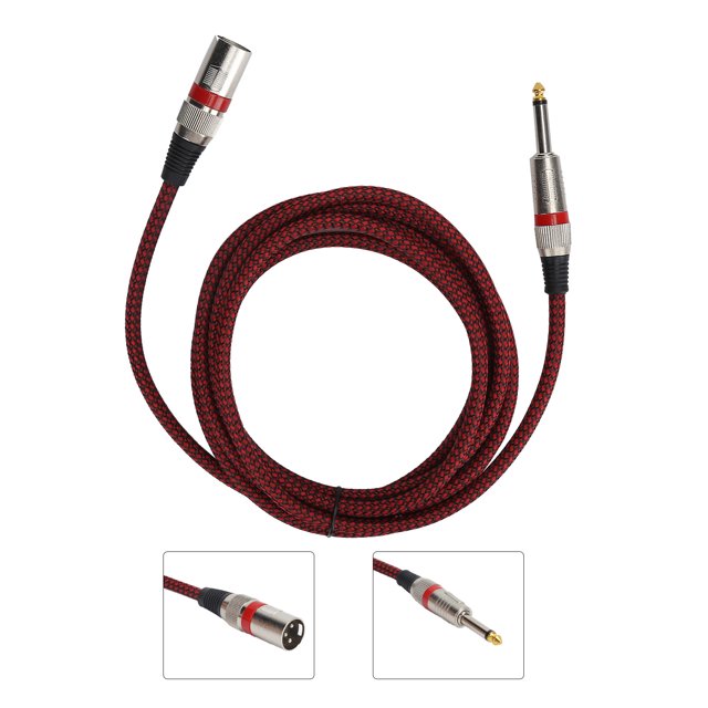 Instrument JORINDO XLR to 1/4 Inch 6.35mm Male Cable Balanced Signal Interconnect Microphone Cord