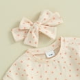 thumbnail image 6 of Bagilaanoe 3pcs Newborn Baby Girl Shorts Set Short Sleeve Flower T Shirt Tops + Shorts 3M 6M 12M 18M 24M + Headband Infant Casual Summer Clothes, 6 of 8