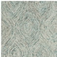 thumbnail image 3 of SAFAVIEH Ikat Kim Geometric Braided Wool Area Rug, Ivory/Sea Blue, 6' x 6' Square, 3 of 4