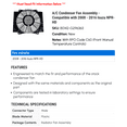 thumbnail image 2 of A/C Condenser Fan Assembly - Compatible with 2008 - 2016 Isuzu NPR-HD 2009 2010 2011 2012 2013 2014 2015, 2 of 2