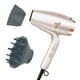 thumbnail image 1 of Secador de pelo INFINITIPRO BY CONAIR SmoothWrap con difusor | Secador para menos frizz, más volumen y cuerpo | Con tecnología avanzada de plasma y cerámica | Color champán rosado, 1 of 5