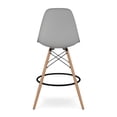 thumbnail image 5 of Aron Living Pyramid 28" Plastic and Wood Counter Stools in Gray (Set of 4), 5 of 6