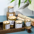 thumbnail image 2 of Xiao Hua vela de aromaterapia de bambú como recuerdo, pequeña vela perfumada con fragancia Longjing, adorno decorativo con fragancia duradera para el dormitorio del hogar de 2,75 x 3,15 pulgadas, 2 of 5
