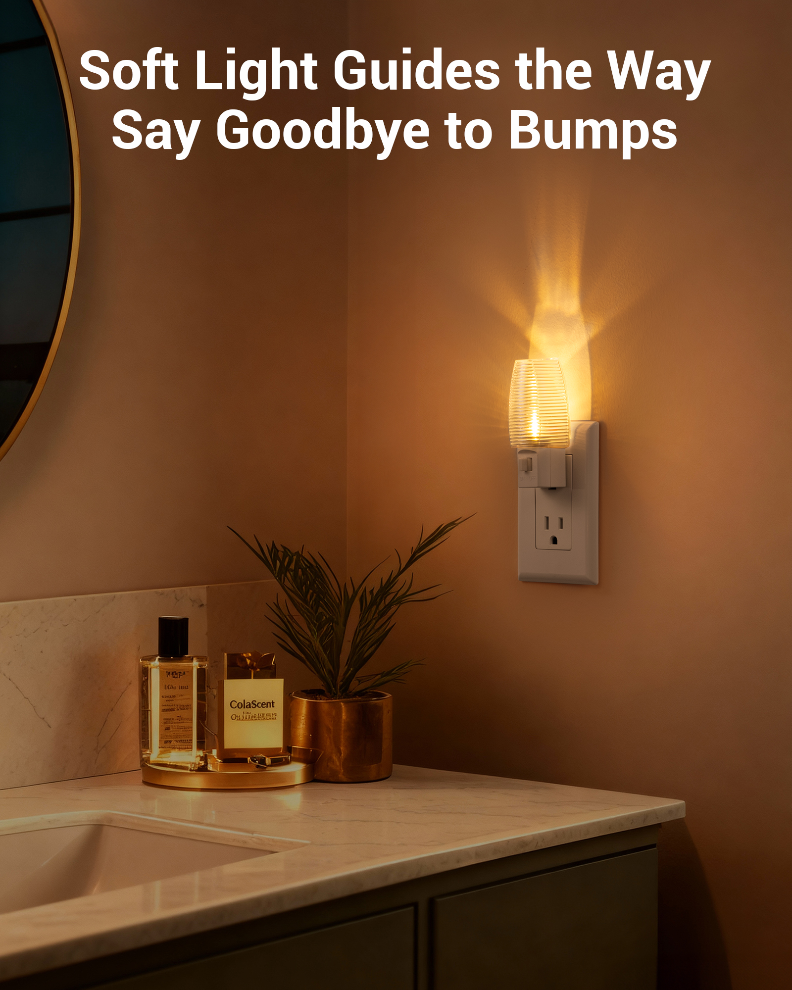DEWENWILS LED Night Light Plug-In with Switch, Warm White 6-Pack photo 5