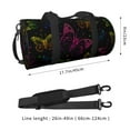 thumbnail image 4 of Easygdp Butterfly Travel Bag, Camping, Weekend, Carry On Overnight Duffel Bag with Shoulder Strap, 4 of 8