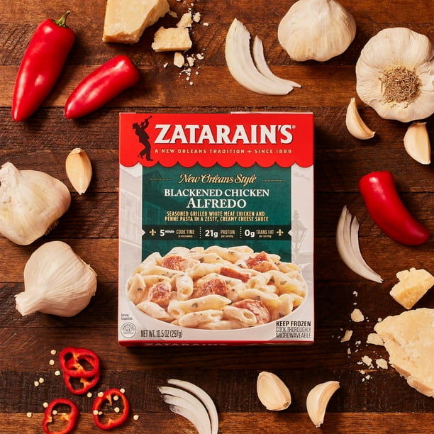 Zatarain' Blackened Chicken Alfredo | Quick prep meal packs