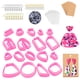 thumbnail image 1 of Cortadores de arcilla polimérica, cortadores de arcilla DIY, formas para hacer joyas de polímero con ganchos para tarjetas y pendientes, bolsas de plástico DIY, 1 of 8