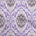 thumbnail image 1 of oneOone Viscose Jersey Purple Fabric Asian Ikat Sewing Fabric By The Yard Printed Diy Clothing Sewing Supplies 60 Inch Wide, 1 of 4