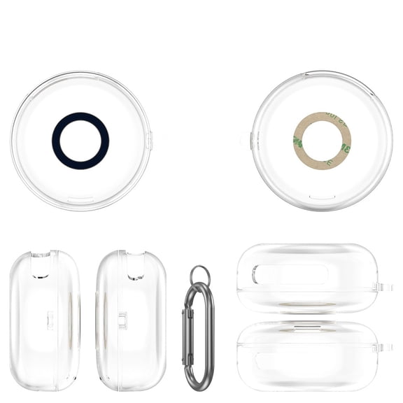 Hard Shell Protective Case for Anker Soundcore Sleep A30 TPU Anti-Scratch Earbuds Protective Sleeve with Carabiner Shockproof and Dustproof Headphone Charging Box Skin