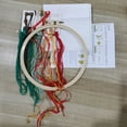 thumbnail image 3 of Kit de Inicio de Punto de Navidad Monstrate DIY Patrón de Navidad Hecho a Mano Aro de Bordado de Tela S336, 3 of 6