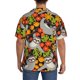 thumbnail image 3 of Fotbe Sloth on the Branch Camisa Estampada de Manga Corta para Hombre, Casual de Verano, Estilo Playero, Sin Arrugas-3X-Large, 3 of 5