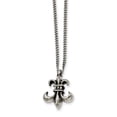 thumbnail image 1 of Pendentif pendentif en Acier Inoxydable Vintage Fleur de Lis 18 Pouces, 1 of 7