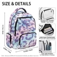 thumbnail image 7 of Aplkyhs Purple Axolotl Backpack for Teens 12-18 17 Inch Durable School Bag Water Repellent Bookbag for High School Daily Use, 7 of 7