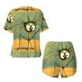 thumbnail image 5 of Lsque Quirky Cartoon 123 Women's Short-Sleeved Pajama Set - 2 Piece Soft and Lightweight Sleepwear Set-Large, 5 of 9