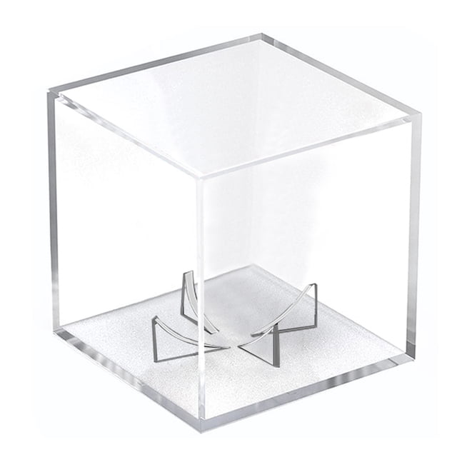 Caja Béisbol Transparente Con Pantalla Acrílica Cuadrada A Prueba Polvo para Coleccionables