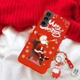 thumbnail image 1 of Reindeer 3D Christmas Santa Claus Tree Hat Case For iPhone 7 8 Plus 6 6S Plus Snowman 3D Key Chain Tpu Phone Cover, 1 of 5