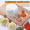 thumbnail image 2 of Ajo Chopper Shredders Grinders Triturador Portátil Acero inoxidable Master Condimento Hogar para frutas Carne Vegetal Inevent HA010353-00B, 2 of 6