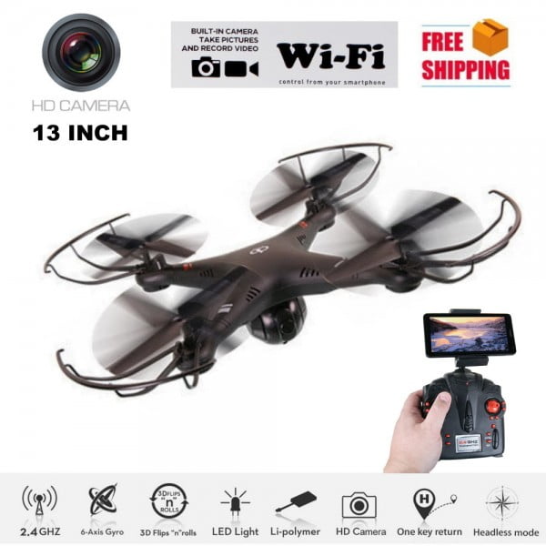 Red Neptune Extreme FPV Video Streaming Drone 2.4 Ghz Transmitter 6 Axis Gyro 