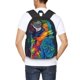 thumbnail image 4 of Fotbe Vibrant Rainbow Parrot Fantasy Mochila para Hombre y Mujer - Tela Oxford 600D Resistente - Mochila Impermeable de Gran Capacidad para Escuela, Viajes y Senderismo, 4 of 6