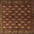 thumbnail image 1 of Ahgly Company Indoor Square Persian Brown Traditional Area Rugs, 7' Square, 1 of 4