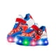 thumbnail image 1 of Tenis Con Luces Para Niño Pequeños Pasos Spider-Man 15-21.5 azul marino 19.5, 1 of 6