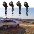 thumbnail image 2 of 4pcs Powerful Suction Cups With Hooks Upgraded Car Camping Tie Down Suction Cup Camping, 2 of 3