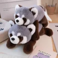 thumbnail image 3 of Panda gris realista para niños, Animal de peluche de mapache, lindo Panda, regalo de cumpleaños, regalo de Navidad563, 3 of 5