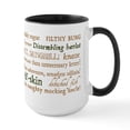 thumbnail image 2 of CafePress - Shakespeare Insults Large Mug - 15 oz Ceramic Large White Novelty Mug, 2 of 4