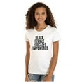 thumbnail image 3 of Black Educated Empowered Feminist Womens Slim Fit Graphic Tee Brisco Brands M, 3 of 6