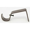thumbnail image 2 of Urbanest Single Curtain Rod Bracket for 1" and 1 1/8" Drapery Rod, Non-Adjustable Wall Mount Curtain Rod Holder, Heavy-Duty Metal Curtain Hardware, 1 Pc, ORB, 2 of 2