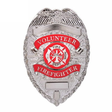 Rothco Deluxe Fire Department Badge, Silver