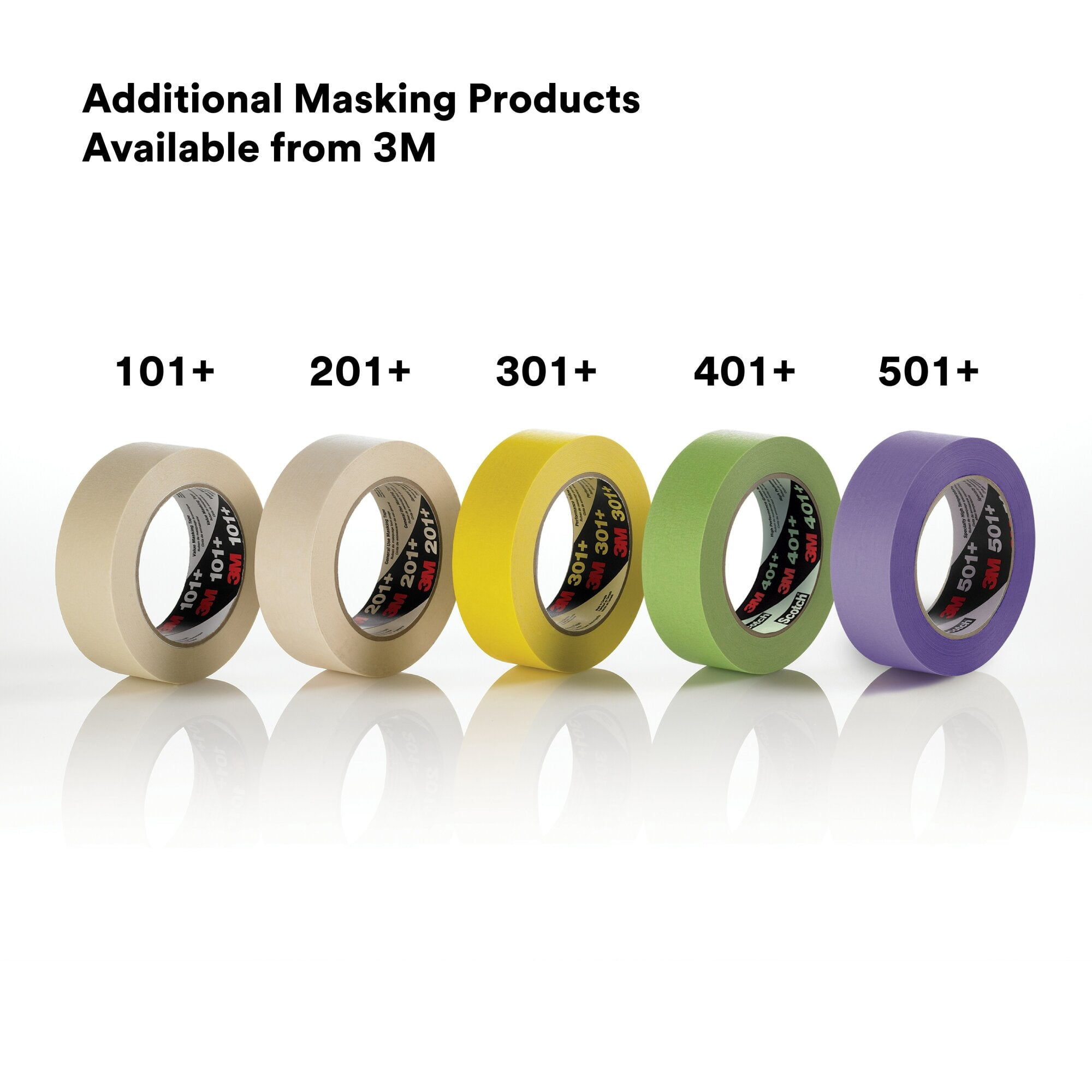 Painter's Tape, 48 mm W x 60 yd L, 7.3 mil Thick, Purple, Rubber Adhesive, 24 PK 501+