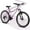 Purple, variant on 24 Inch Girls Mountain Bike, 21-Speed with Front Suspension - Pink