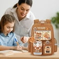 thumbnail image 4 of Durable Ergonomic Capybara Themed School Backpack For Teens Spacious Easy Clean Design Junior High Student Bag, 4 of 6