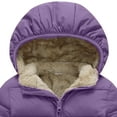thumbnail image 6 of yocbz Baby Winter Coat with Hooded Toddler Boys Girls Puffer Jackets Toddler Coats & Jackets Purple,7-8 Years, 6 of 8