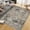 Beige, variant on Tzou 9' x 12' Vintage Floral Machine Washable Rug w/Non-Slip Backing, Low-Pile Foldable Carpet for Living Room, Kitchen, Bedroom, Soft, Pet-Friendly & Fade-Resistant