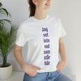 thumbnail image 5 of "I don't know what is written here" - T-shirt Unisex Jersey Tee, 5 of 8