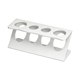 thumbnail image 2 of Estante para baño con diseño de 4 orificios para cepillos de dientes, pasta dental, rastrillos y utensilios, organizador de plástico impermeable para encimera, negro o blanco., 2 of 6