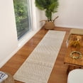 thumbnail image 5 of Rug Branch Modern Boho Abstract Beige Cream Indoor Runner Rug - 2x8, 5 of 5