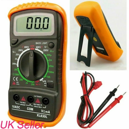 LCD Digital Multimeter Voltmeter AC&DC Voltage Tester Circuit Checker ...