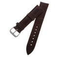 thumbnail image 1 of Correa de Reloj de material cuero, en Relieve, Correa de Reloj de Gran Reemplazo, Cierre de Hebilla en Tono Plateado 20mm, 1 of 7