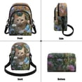 thumbnail image 4 of Xixirimido Cat Butterrfly Daisy Flower Pattern Small Sling Backpack Crossbody Sling Bag for Women, Chest Bag Daypack Fanny Pack Phone Purse for Hiking Traveling, 4 of 7