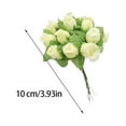 thumbnail image 4 of Monstrate Flores artificiales Ramo de rosas Hogar Regalo de boda Suministros de decoración Kits de decoración para fiestas Amarillo oscuro, 4 of 6