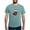 Sea Foam, variant on CafePress - Highland Cow Santa Hat Xmas T Shirt - Mens Comfort Colors Shirt