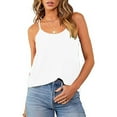 thumbnail image 7 of BLVB Camisole Tops for Women Scoop Neck Adjustable Spaghetti Strap Casual Basic Tank Tops Shirt Summer Clothes, 7 of 7